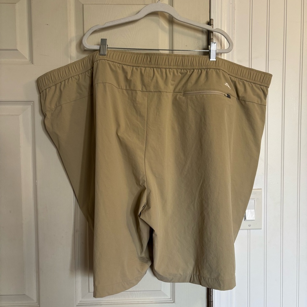 Tommy Bahama 5XLB Khaki Ripstop elastic Waist Shorts - Picture 6 of 11